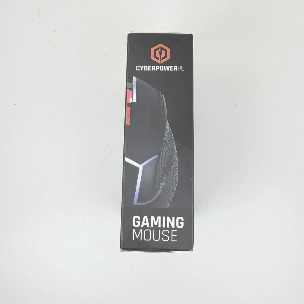 NEW CyberPowerPC Gaming Mouse 4000 DPI Optical Sensor 5g Weights LED